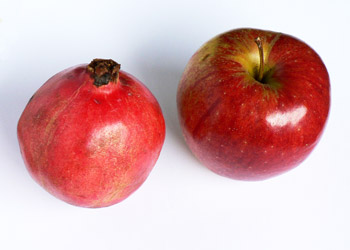 apple and pomegranate